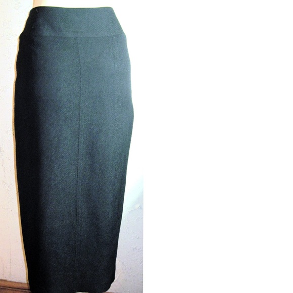 Max & Mabel New Black Long True Wrap Skirt Size XS - Picture 5 of 6